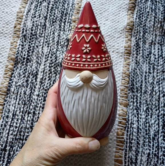 Red and White Gnome Figurine Christmas Decoration - Picture 3 of 3